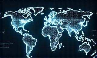 Supply chain map visualization